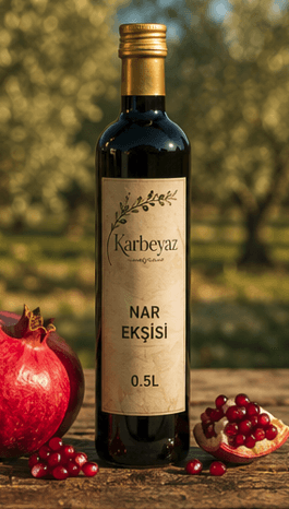 Şişelenmiş geleneksel nar ekşisi